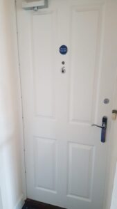 can't unlock the door to a business premises